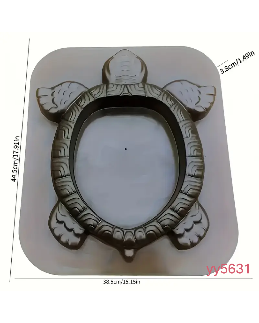 YY5631 Kaplumbağa Modeli Bahçe Silikon Kalıp – Doğal ve Şık Dekoratif Hediye!